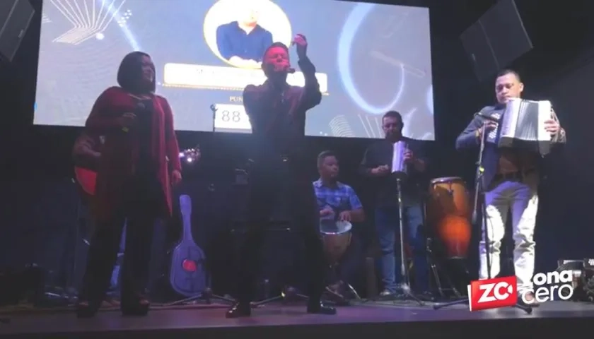 Iván Ovalle, en el Festival de la Canción Vallenata Francisco El Hombre en Bogotá.