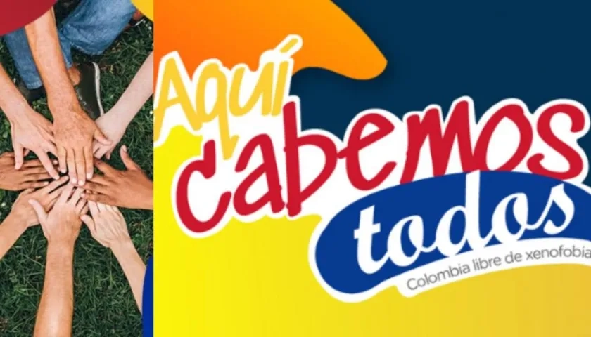 Únete el 24 de octubre con el hashtag #AquíCabemosTodos #NoAlDiscursoxenofobo.