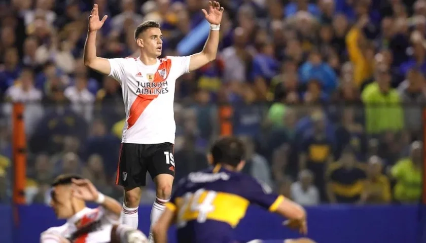 Rafael Santos Borré, la cuota costeña en el partido.