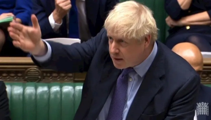 El primer ministro británico, el conservador Boris Johnson.