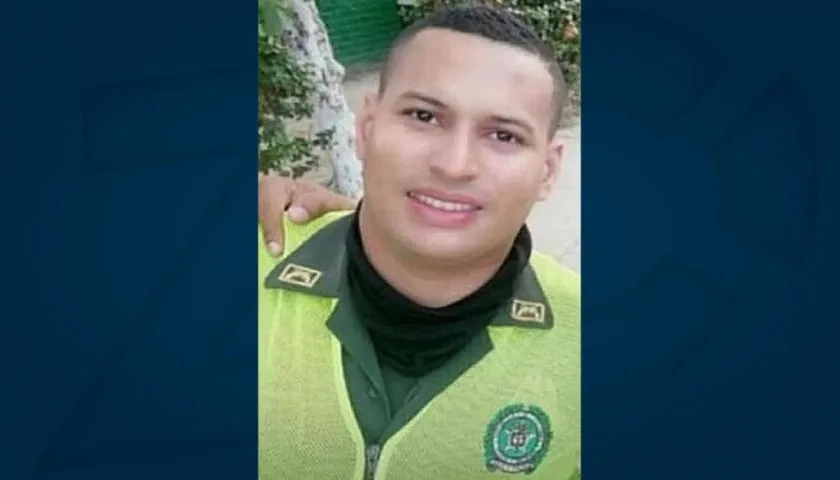 El patrullero Jader Hernán Hernández.