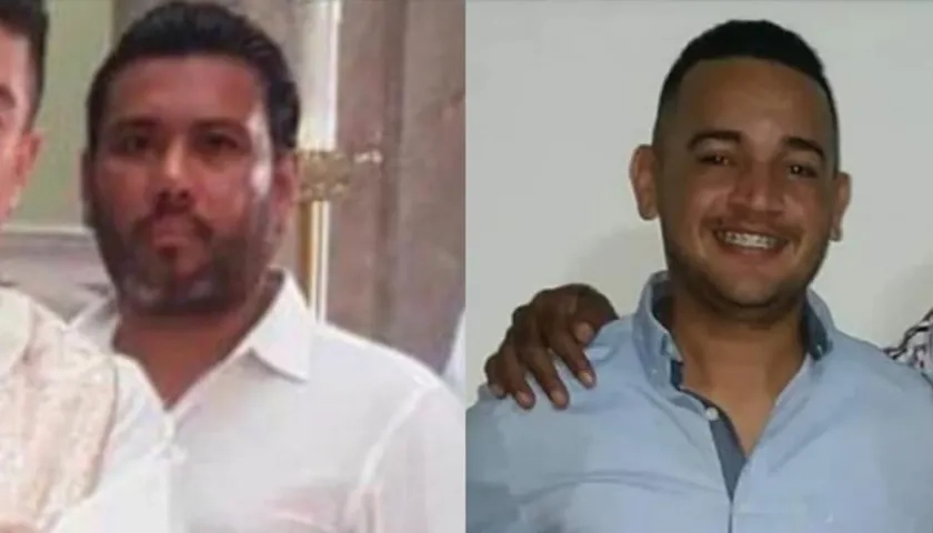 Luis Ángel Pana Andrioli, alias 'Toyo', y Hernán Urbano Guerra Vaquero, las víctimas.