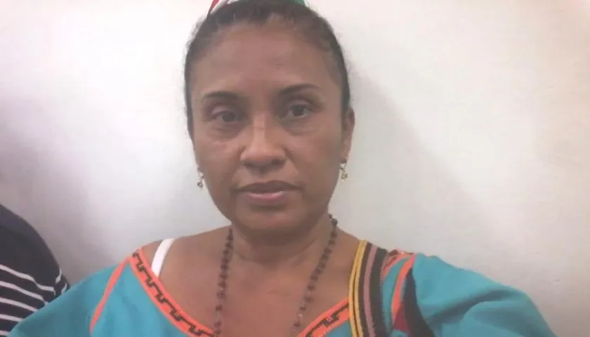 Yohana Arias, hija del paciente.