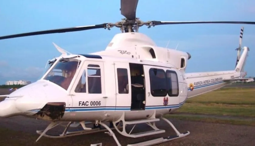 Helicóptero perdido.