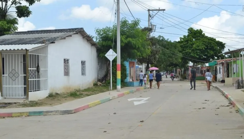 Lugar donde fue asesinado Luis Enrique Pérez Barrera.