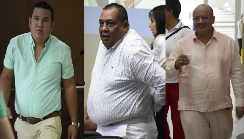 Aissar Castro Bravo, Jorge Rangel Bello y Juan Carlos Zamora.