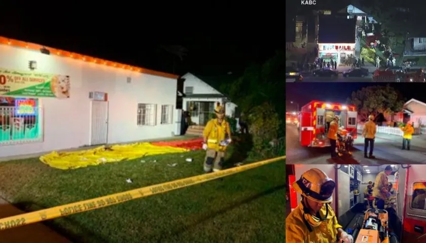 Lugar de los hechos en Long Beach, California.