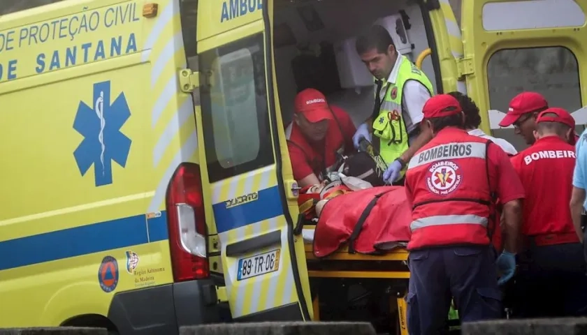El accidente se produjo en la Levada do Caldeirão Verde.