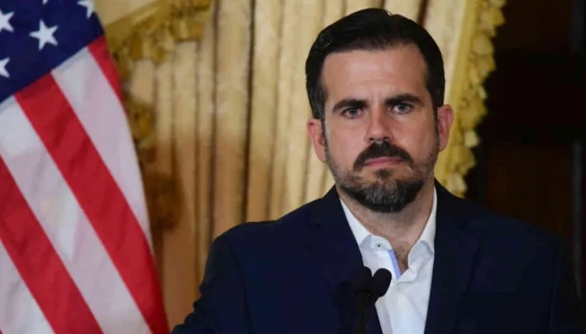 El exgobernador de Puerto Rico, Ricardo Rosselló.