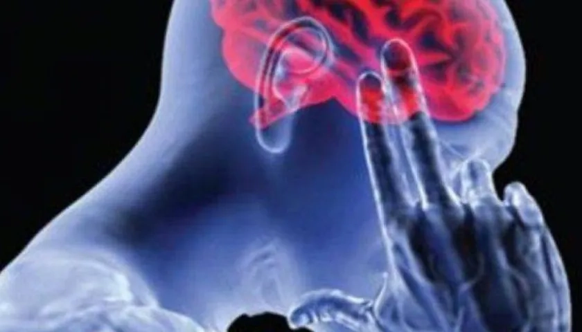 Ilustración accidente cerebral vascular