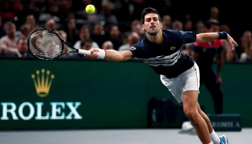 Novak Djokovic, tenista serbio. 