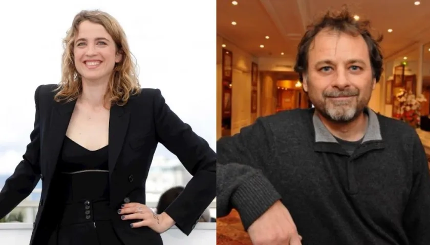 La actriz Adèle Haenel y el director Christophe Ruggia.