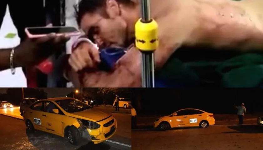 Estadounidense capturado pro robarse un taxi en el Cortissoz.