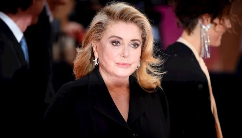 Catherine Deneuve, actriz francesa. 