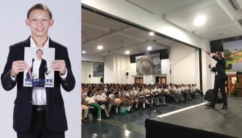 El estudiante Joshue Castellanos Paternina.