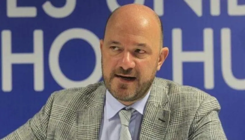 Alberto Brunori, el representante de la Oficina de la Alta Comisionada de la ONU para los Derechos Humanos en Colombia.