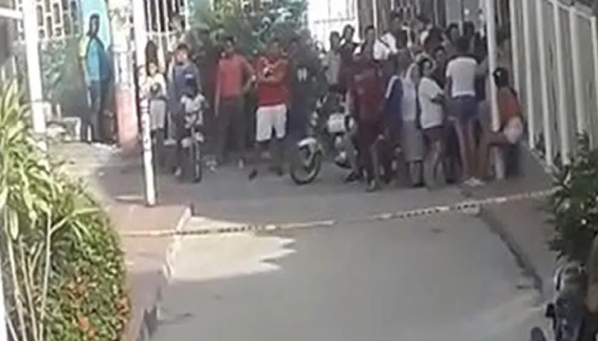 El lugar de los hechos.