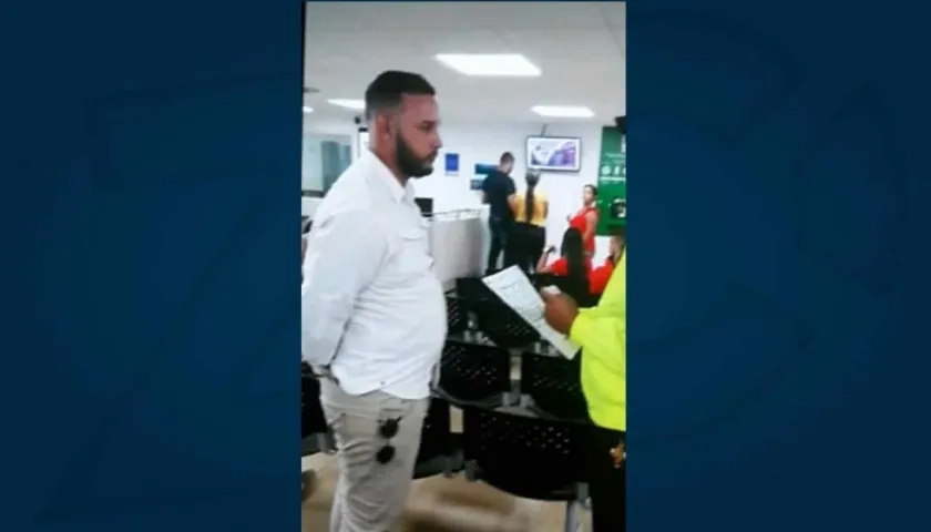 El capturado Franklin Romero Gamero.