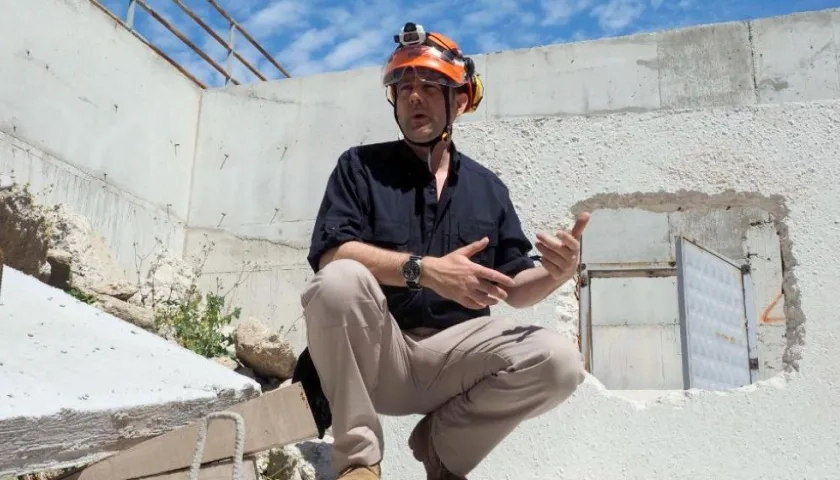 James Le Mesurier, cofundador e importante colaborador de la organización humanitaria Defensa Civil Siria.