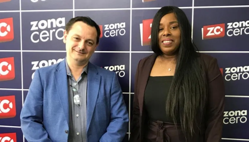 Emmanuel Voissard (COO Lili Clarke Hair) y Lili Clarke (CEO Lili Clarke Hair).