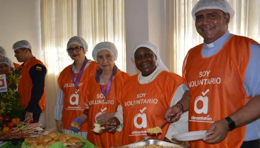 Voluntarios de Alimentatón.