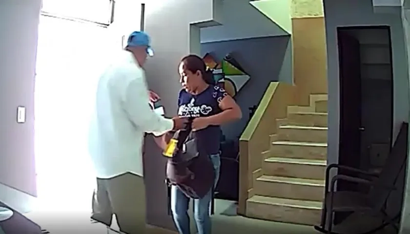 Ladrones forzaron puerta de vivienda