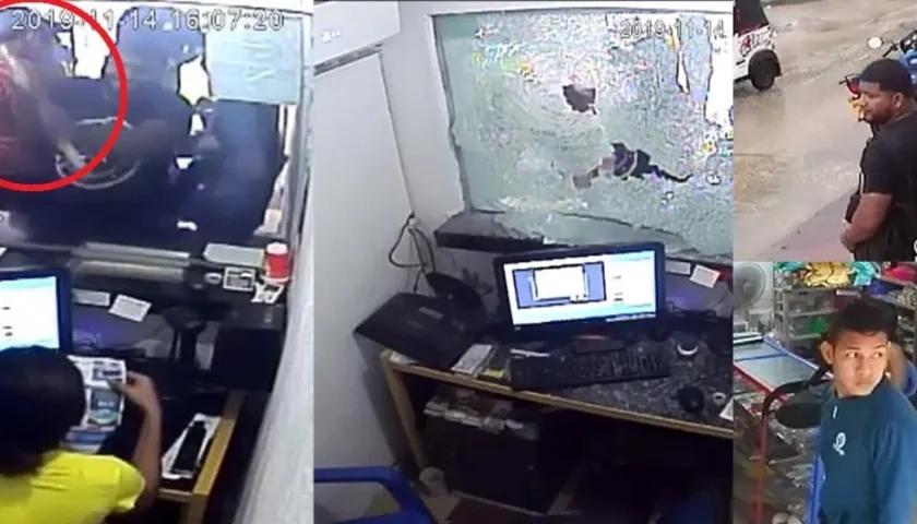 Asalto al Efecty con una 'mona' en el barrio El Carmen de Malambo.