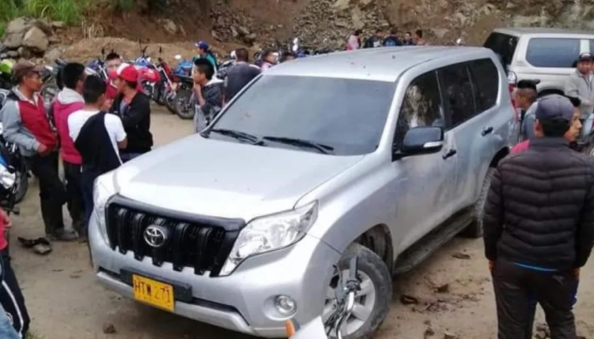 Imagen de la masacre indígena en el Cauca.