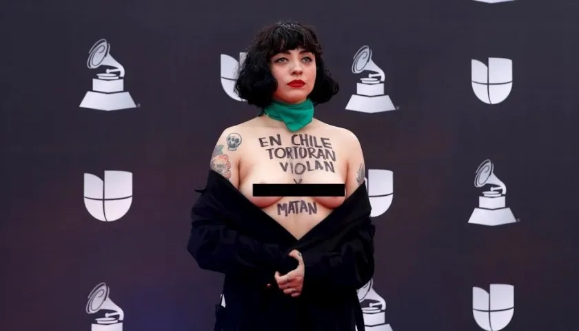 La cantante chilena Mon Laferte.