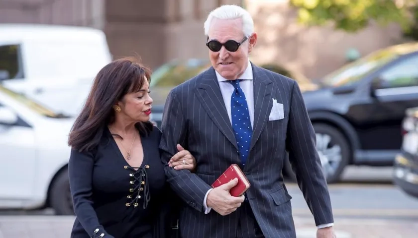 El exasesor de Donald Trump, Roger Stone.