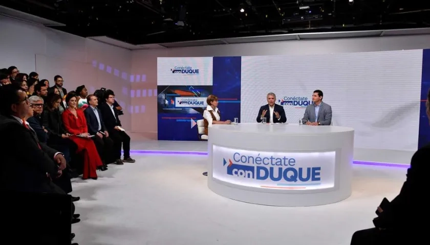 Presidente estrenó el espacio Conéctate con Duque.