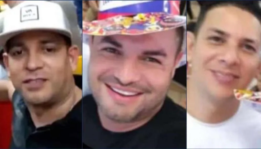 Estos son los hombres asesinados en el barrio Olaya.