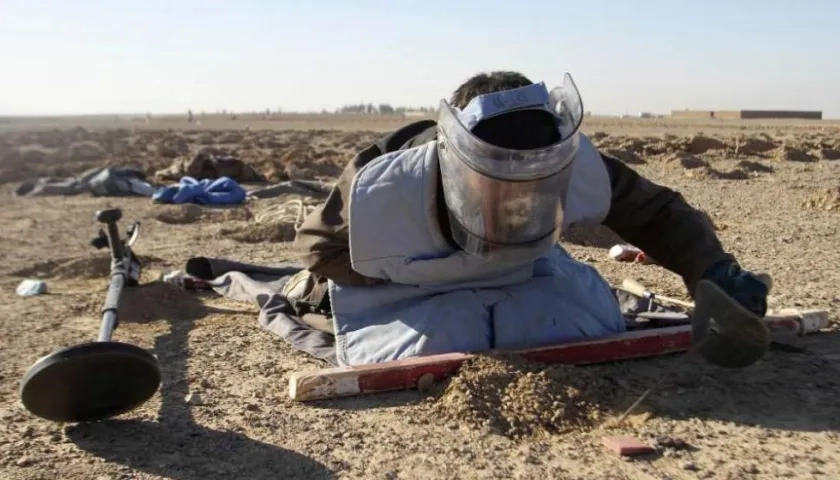 En 2018 el 71% de las personas que murieron o resultaron heridas por las explosiones de estas armas de guerra eran civiles.