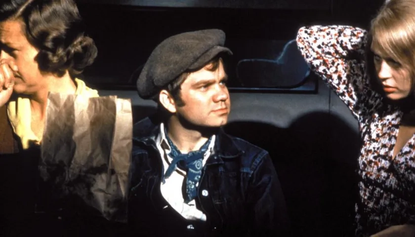 Michael J. Pollard en 'Bonnie & Clyde' (1967).