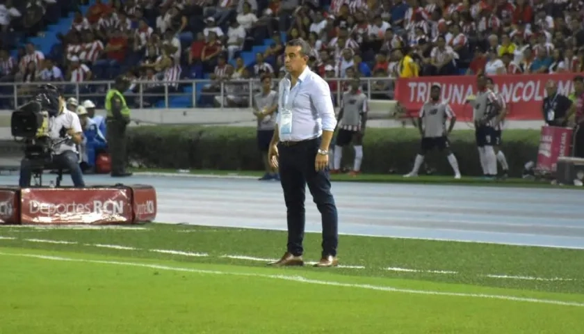 Guillermo Sanguinetti, DT del Cúcuta Deportivo.