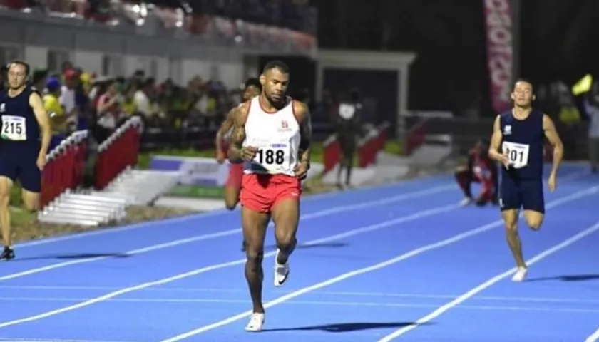 Anthony Zambrano, atleta de la Liga del Atlántico. 