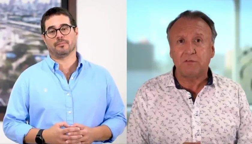 Clemente Fajardo y Alexander Moscoso