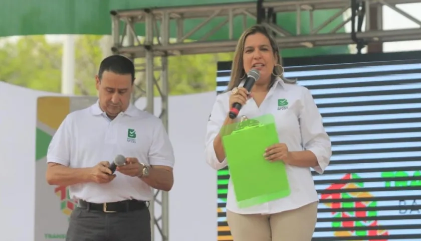 La secretaria de Comunicaciones de la Alcaldía, Diana Acosta.