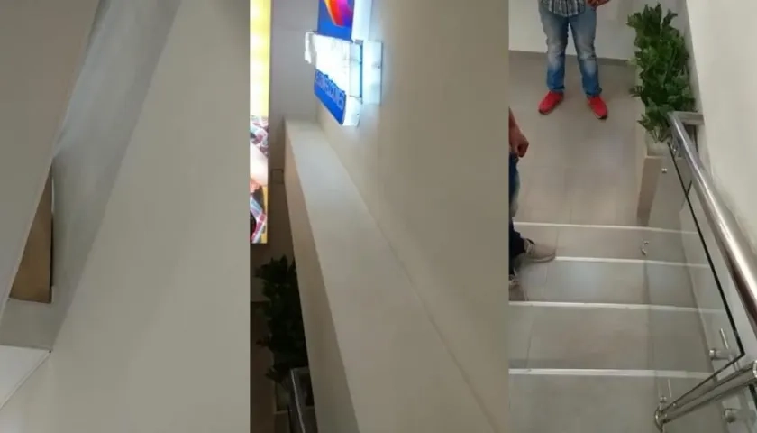 Lugar desde donde cayó el menor.