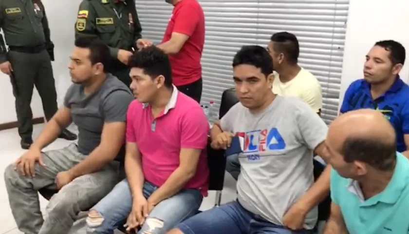 Estos son los capturados dentro del caso.