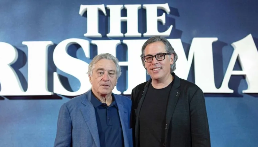 El actor Robert De Niro y el fotógrafo mexicano Rodrigo Prieto.