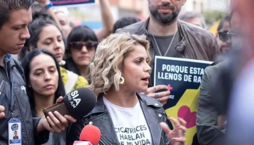 La cantante Adriana Lucía.