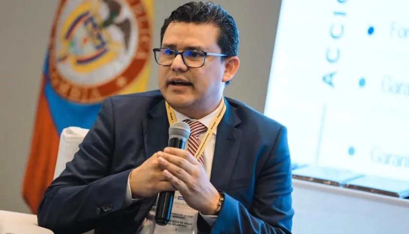 Armando De la Hoz, Secretario de Salud del Atlántico.