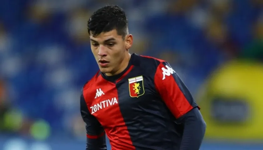 Kevin Agudelo, colombiano al servicio del Génova.