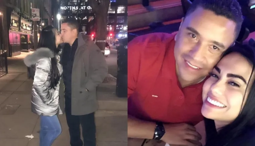 La psicóloga Haychelt Benitorevollo y el político Carlos Alberto Posada.