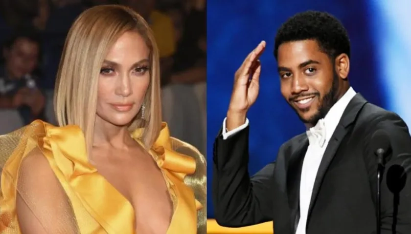 Jennifer Lopez y Jharrel Jerome.