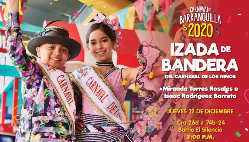 Miranda Torres e Isaac Rodríguez, Reyes del Carnaval de los Niños 2020.