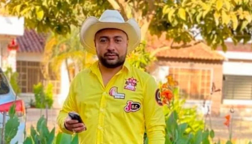 El tesorero Eider Armando Colina.