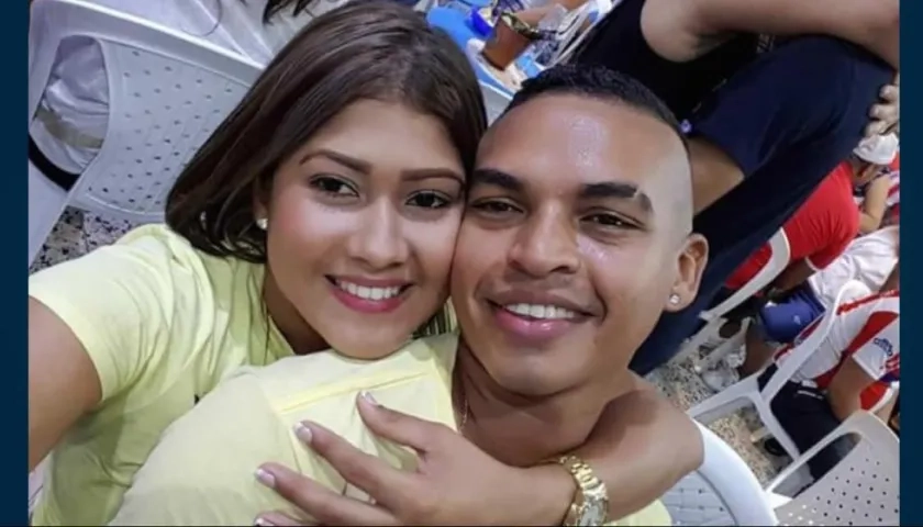 Erika De la Hoz (la víctima) y Jeisson De la Hoz (agresor).