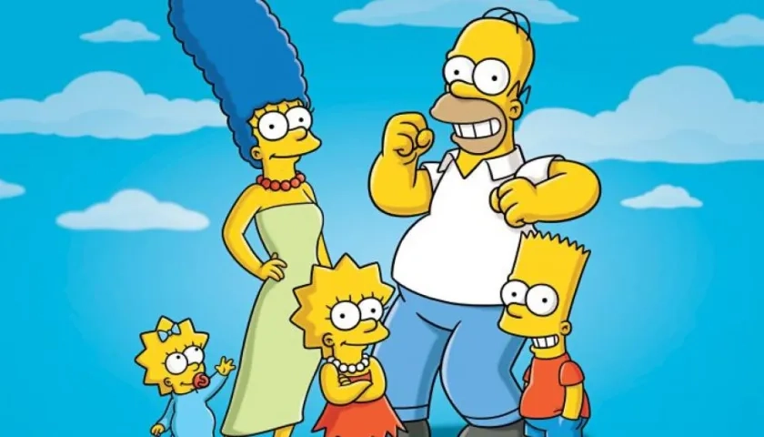 'Los Simpson', serie estadounidense.